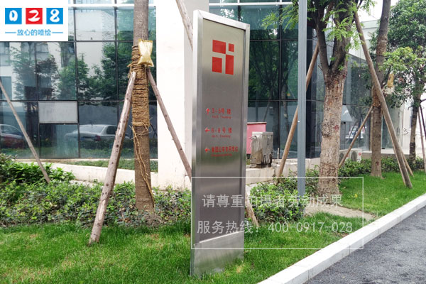 不锈钢导视标识牌制作安装
