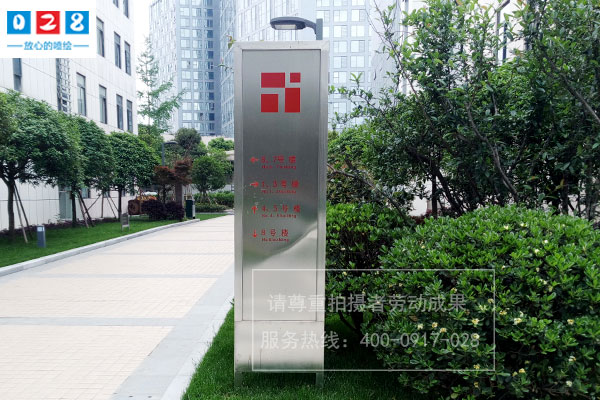不锈钢导视标识牌制作安装